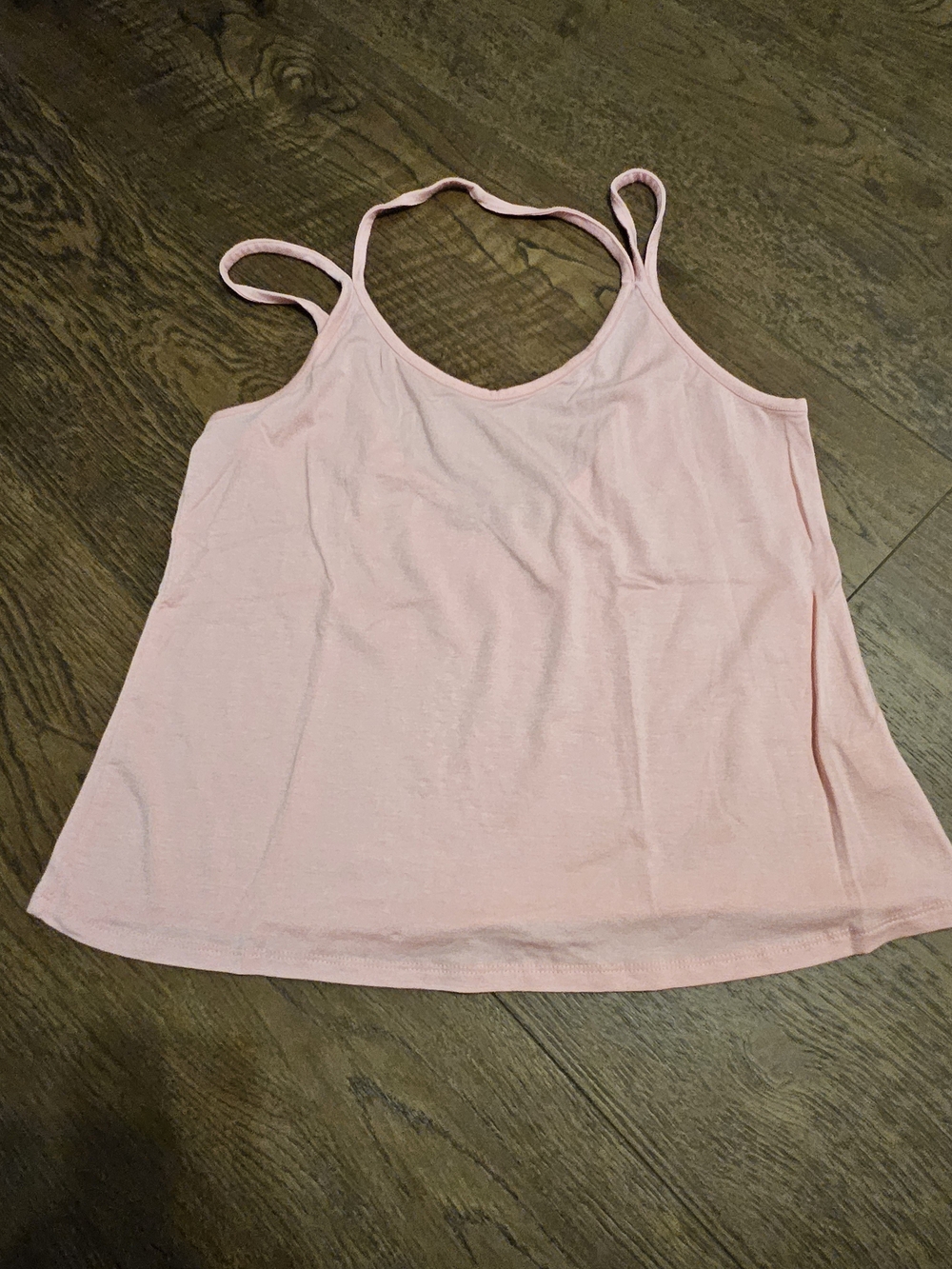 Doublju Light Pink Racerback Tank Top